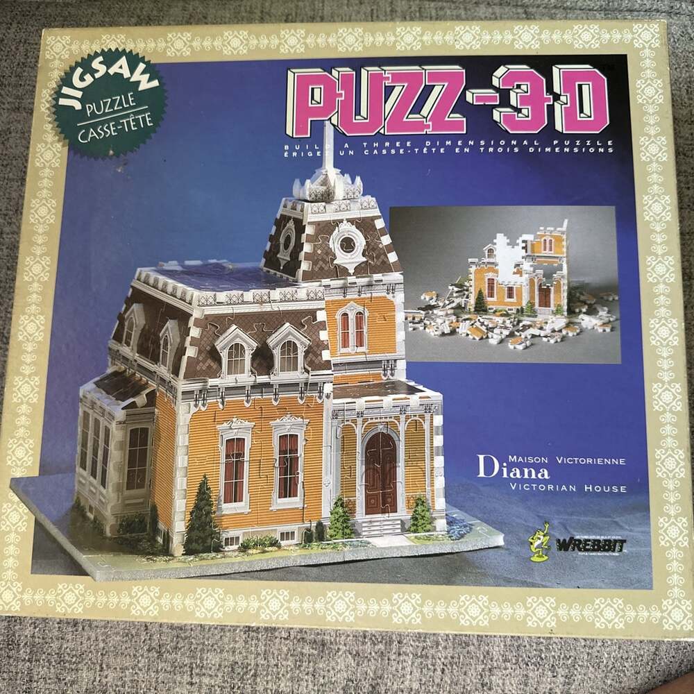 Wrebbit Puzz-3D Diana Victorian House 3D Puzzle Maison Victorienne Complete